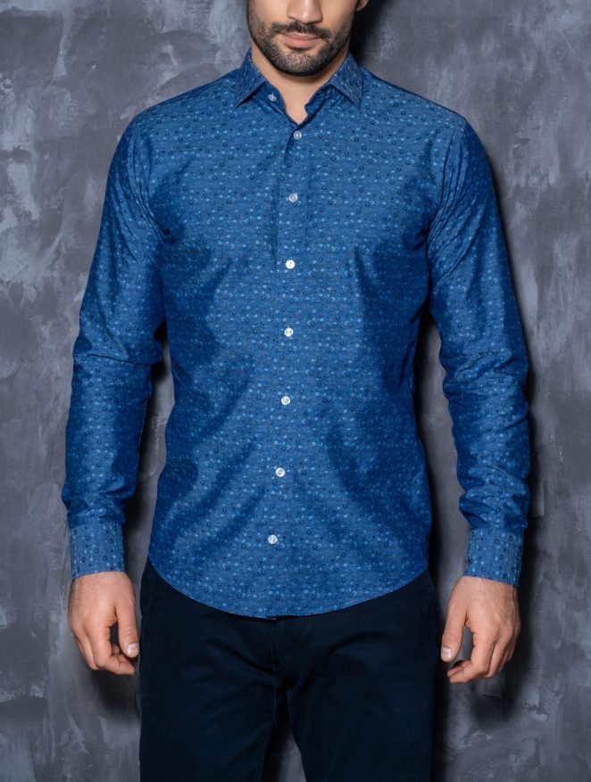 Chemise col français sur mesure 2