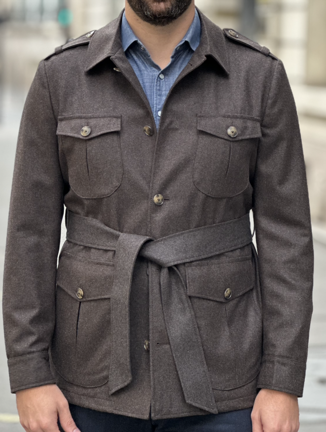 Safari jacket sur mesure