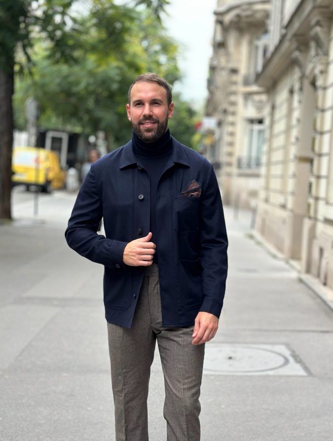 Veste casual sur mesure