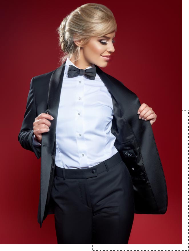 Smoking sur mesure femme Smoking sur mesure femme