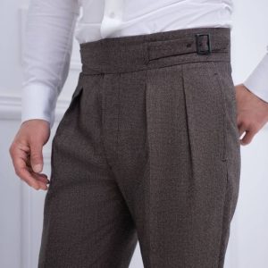 pantalon gurkha sur mesure profil