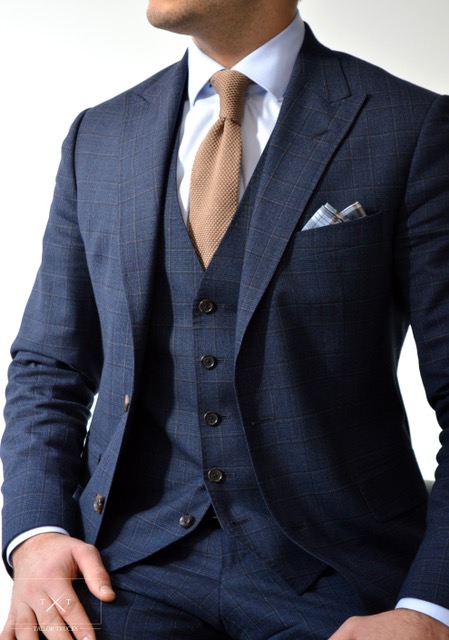 Costume sur mesure 3 pièces Prince de Galle - Look 2018/02 n°5