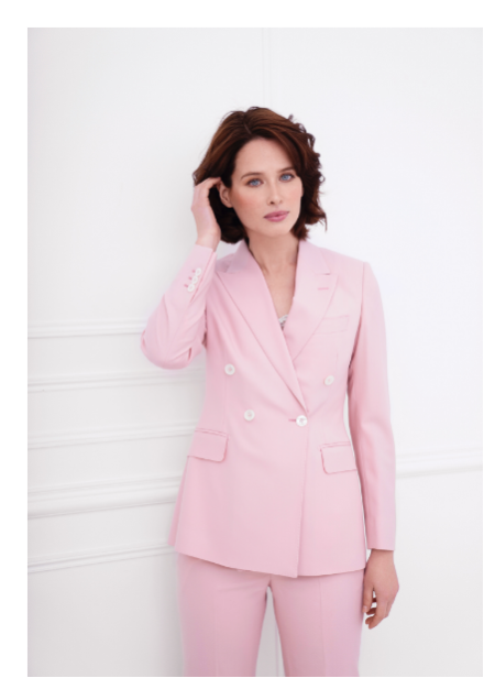 Tailleur sur mesure rose